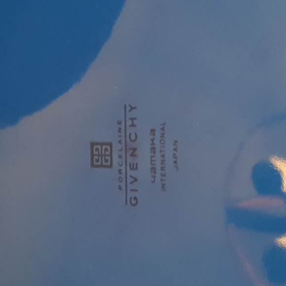 *SOLD* 20th Century Givenchy Paris Porcelain Cobalt Blue Enamel plate bowl - Picture 5 of 11